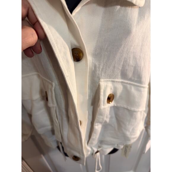 Blank NYC Above the Clouds Cargo Jacket w/Roll tab Sleeves-Nordstrom Med NWT - Picture 6 of 6